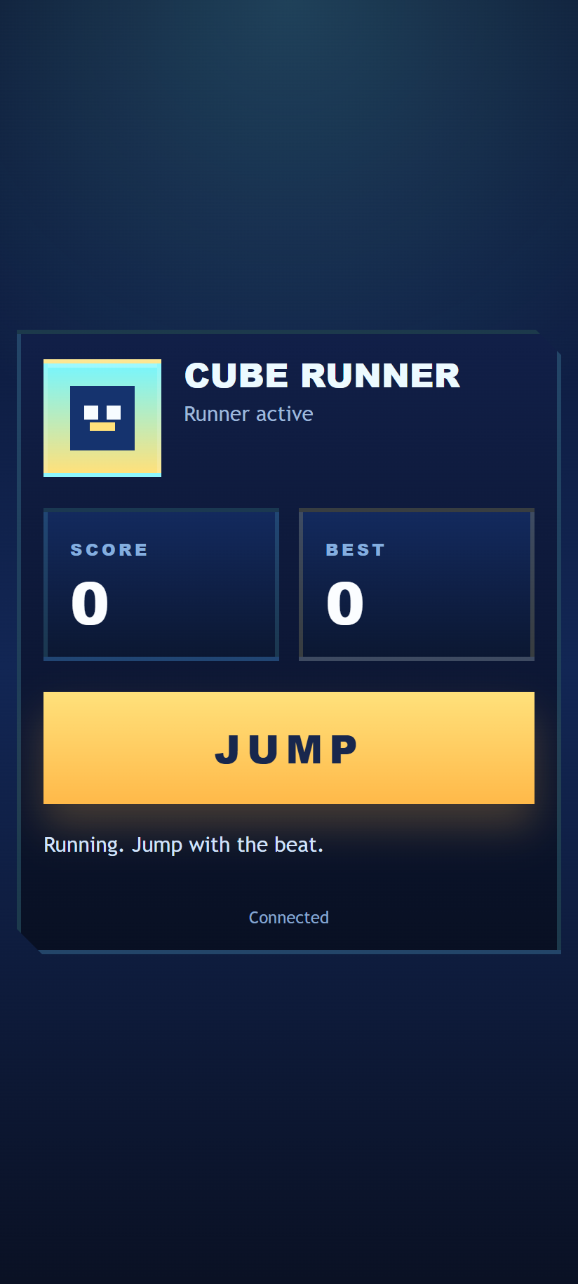 Jump timing in active play