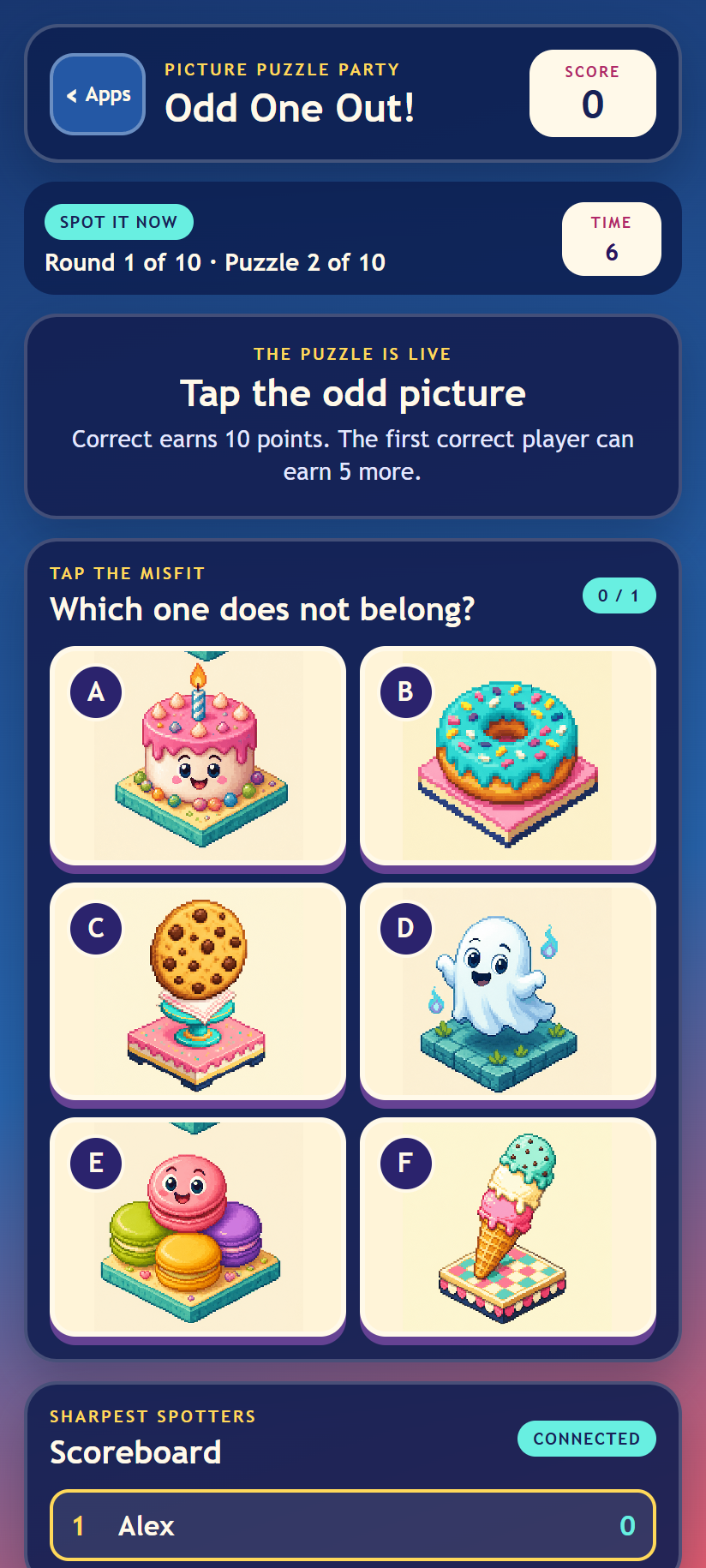 Controller during the later puzzle